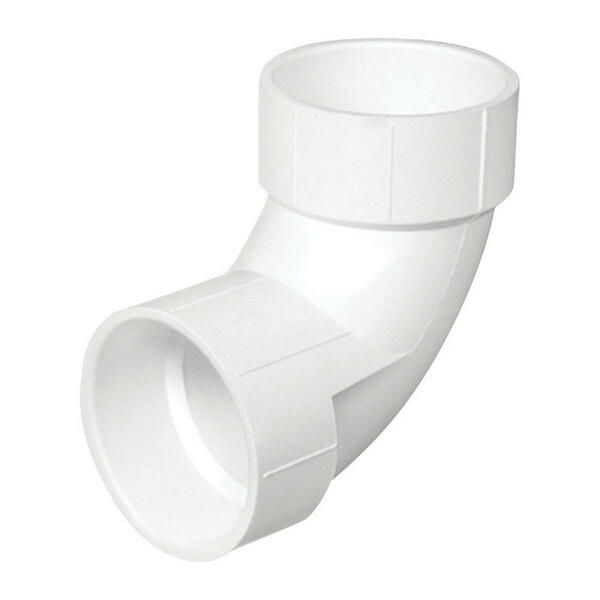 Charlotte Pipe And Foundry 4866943 3 Hub x 3 in. Dia Hub PVC 90 degree Elbow, Schedule 40, 25PK PVC 00300 1200